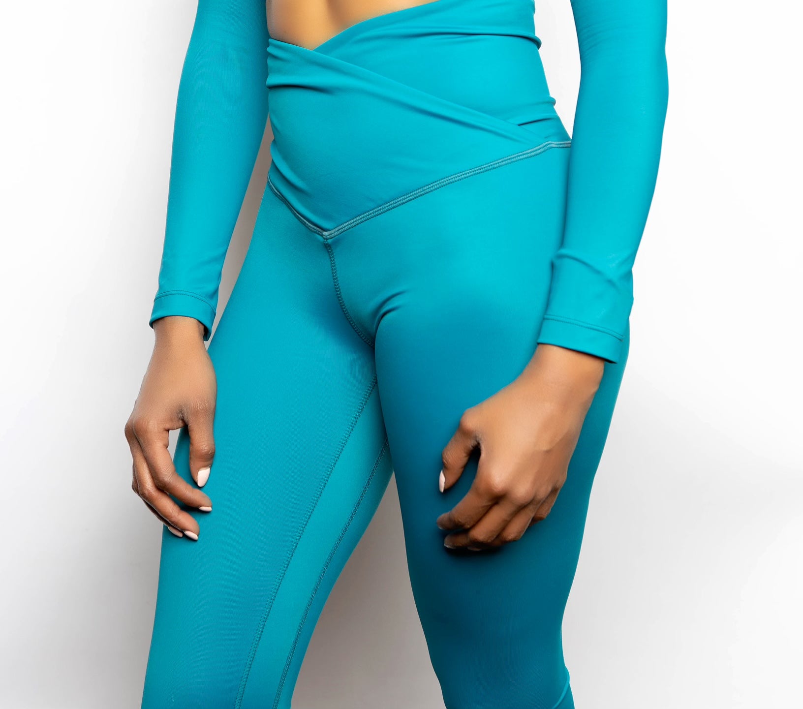 Michelina v-waist legging; Eco-friendly Recycled material; Sustainable;  Ethical; Snatched – Snatched-Active